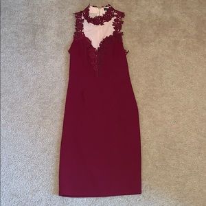 Maroon formal dress